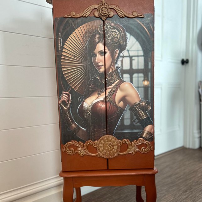 Lady Cyborg mechanics steampunk v2 Tissue Paper (Creator Uploaded)