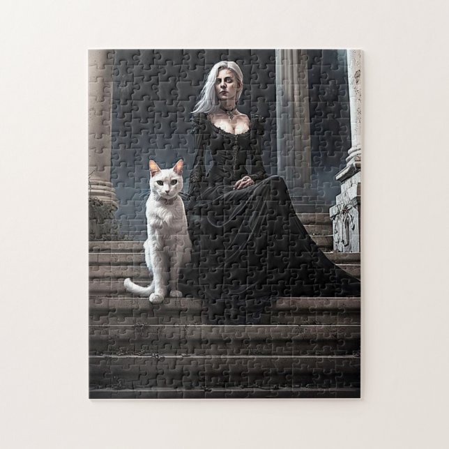 Lady Dark Jigsaw Puzzle (Vertical)
