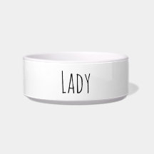 Lady & Dex Exclusive Personalised Dog Bowl - M