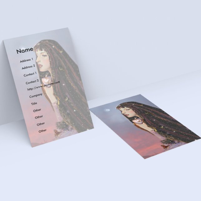 Lady Dusk Business Card (Creator Uploaded)