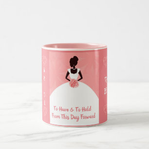 Lady Elegance Collection Two-Tone Coffee Mug