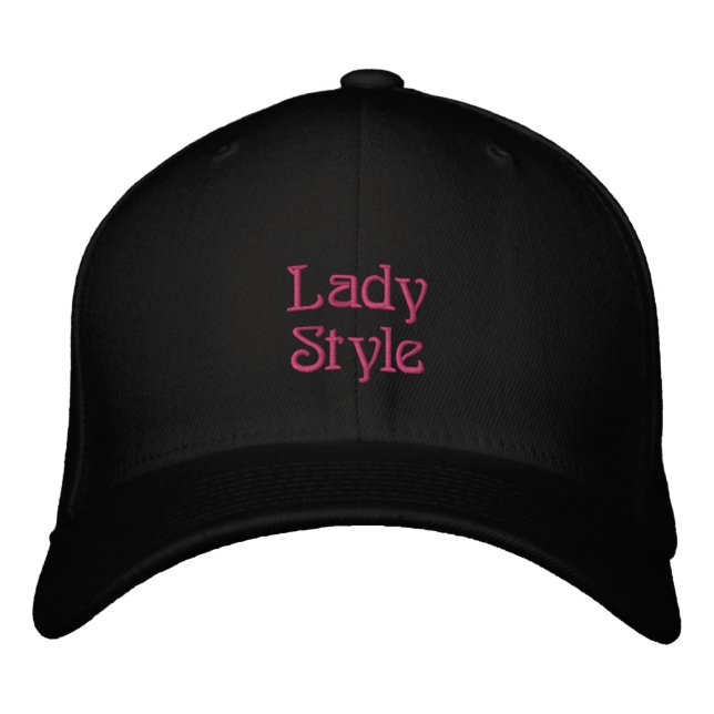 Lady Embroidered Hat (Front)