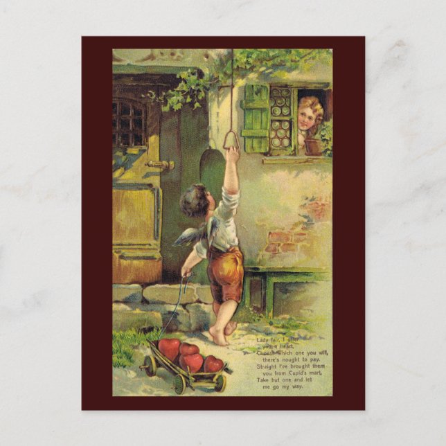 Lady Fair Valentine Postcard (Front)