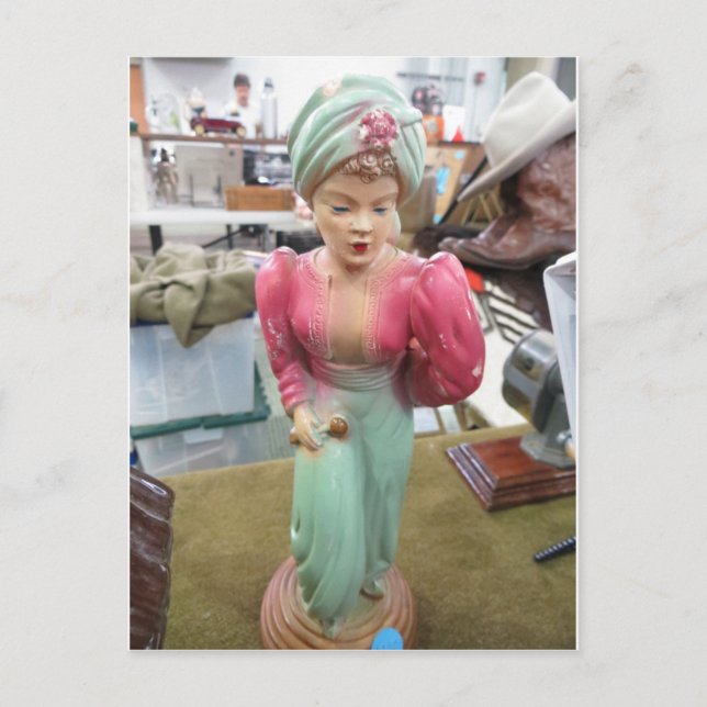 Lady Figurine Postcard (Front)
