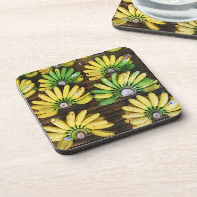 Lady Finger Bananas ~ Egg Banana (กล้วยไข่) Coaster (Left Side)