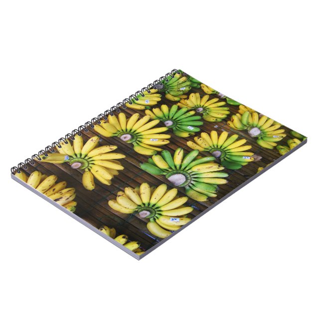 Lady Finger Bananas ~ Egg Banana (กล้วยไข่) Notebook (Left Side)