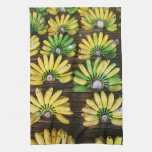 Lady Finger Bananas ~ Egg Banana (กล้วยไข่) Tea Towel