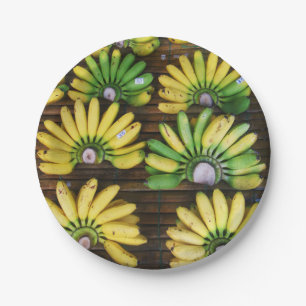 Lady Finger Bananas ~ Egg Banana (กล้วย Paper Plate