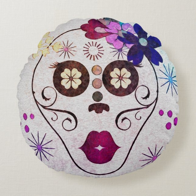 Lady Flor Round Cushion (Front)