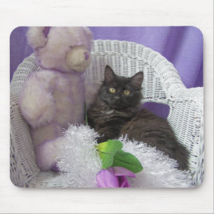 lady flower Mouse pad