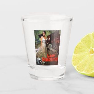 Lady Frankenstein shot glass