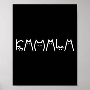 Lady Fun Childless Cat Ladies For Harris 2024 Poster