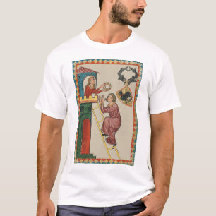 Lady Giving Gift to Suitor, 14th Century T-Shirt