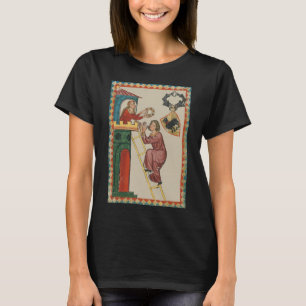 Lady Giving Gift to Suitor, 14th Century T-Shirt