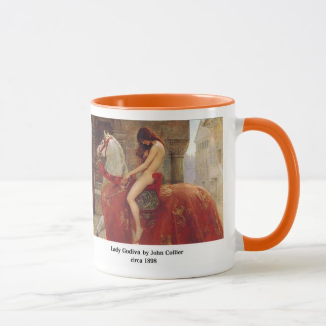 Lady Godiva, by John Collier Mug (Right)