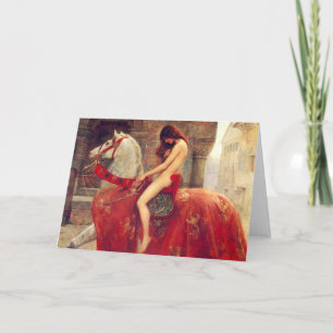 Lady Godiva Greeting Card