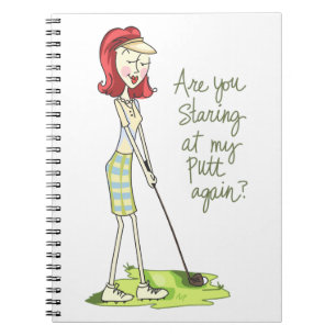 Lady Golfer Notebook