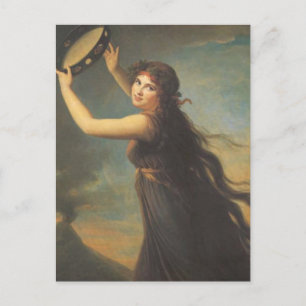 Lady Hamilton by Elisabeth Vigee Le Brun  Postcard