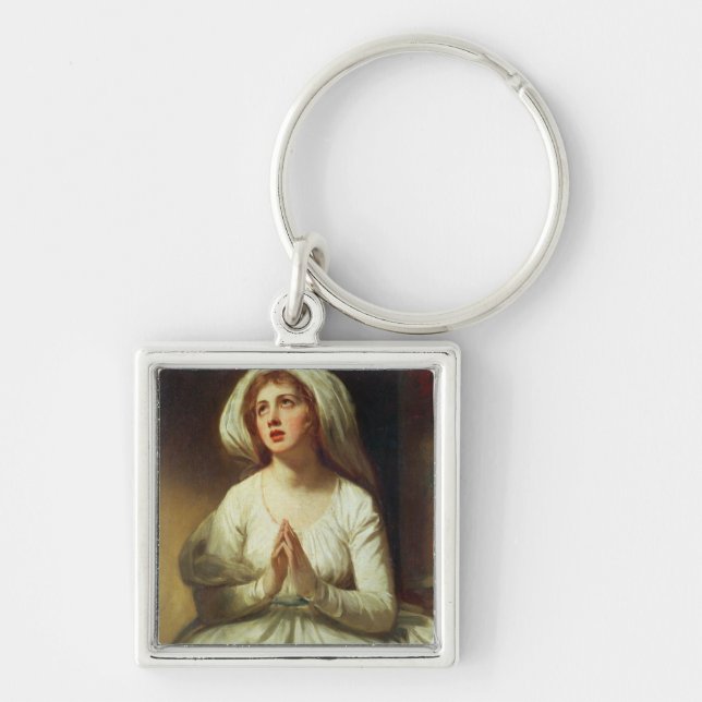 Lady Hamilton Praying Key Ring (Front)