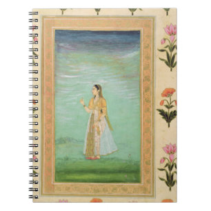 Lady holding a flower, from the Small Clive Album Notebook