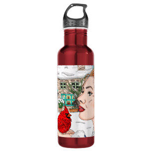 Lady holding Cardinal English Cottage 710 Ml Water Bottle