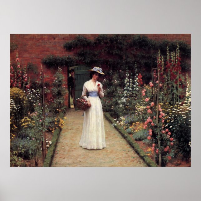 Lady In A Garden Poster (Front)