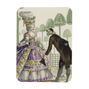 Lady in a Lilac Dress Promenades in the Gardens of Magnet