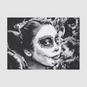 LADY IN DAY OF THE DEAD COSTUME Tissue Paper