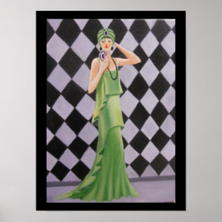 LADY IN GREEN POSTER