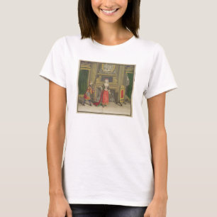 Lady in her bedroom, published c.1688-90 (coloured T-Shirt