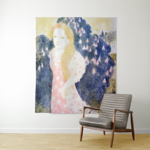 Lady in Pink Dress, Maurice Denis Tapestry