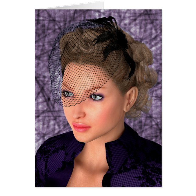 Lady in Purple (Front)