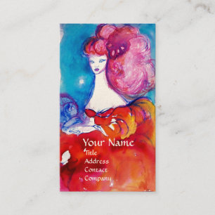 LADY IN RED ,Beauty,Salon ,Spa ,Makeup Artist Business Card