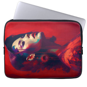 Lady In Red Laptop Sleeve
