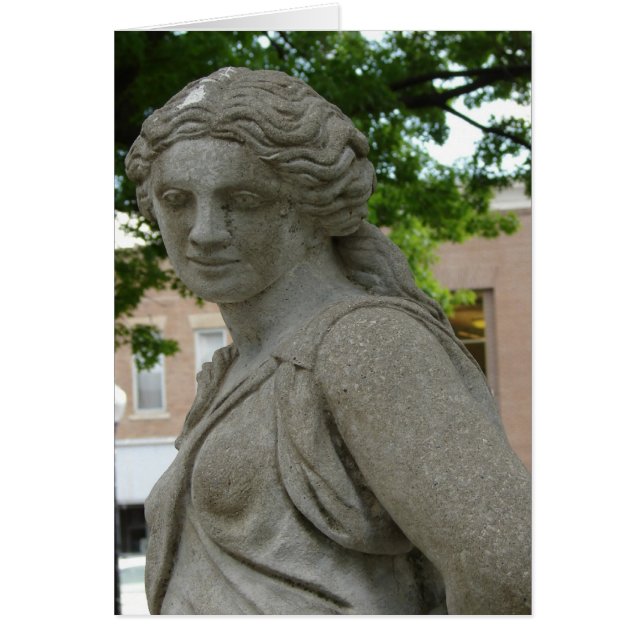 Lady in Stone in Washington, Iowa All Occasion (Front)