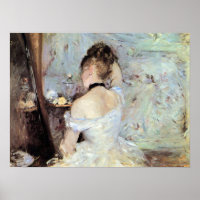 Lady in the Toilet by Berthe Morisot