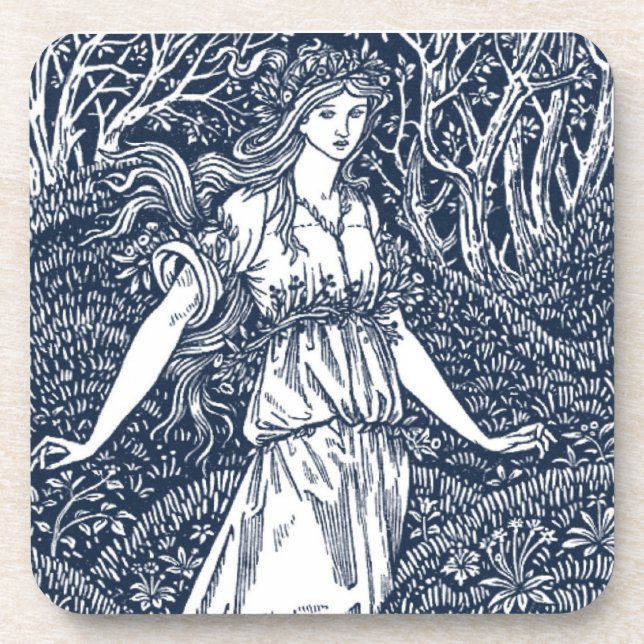 lady in the Woods Coaster (Front)