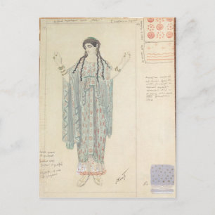 Lady-in-waiting costume design for Hippolytus Postcard
