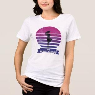 Lady in Windy Weather Tri-Blend Shirt
