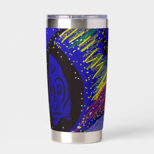 Lady in Wintertime Insulated Tumbler