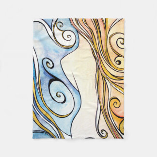 Lady Ireland Fleece Blanket