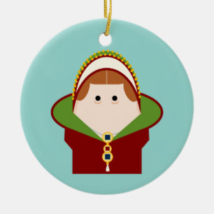 Lady Jane Grey Ceramic Ornament