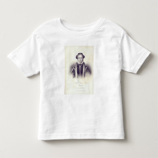 Lady Jane Grey, engraved by S. Freeman Toddler T-Shirt (Front)