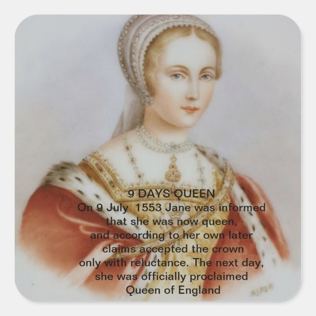 Lady Jane Sticker (Front)