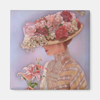 Lady Jessica Square Magnet