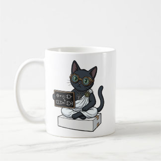 Lady Justice Black Cat Lawyer Coffee Mug