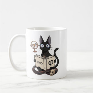Lady Justice Black Cat Lawyer Coffee Mug