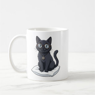 Lady Justice Black Cat Lawyer Coffee Mug