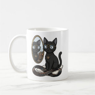 Lady Justice Black Cat Lawyer Coffee Mug