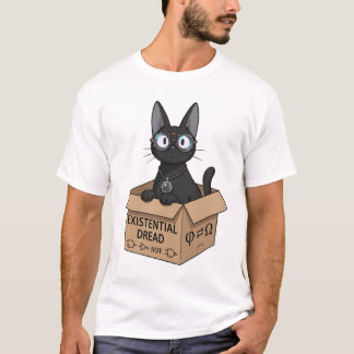 Lady Justice Black Cat Philosophy & Law T-Shirt